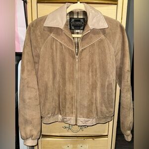 Vintage Women’s Pioneer Wear Leather Suede Western Rodeo Barn Jacket Size Small